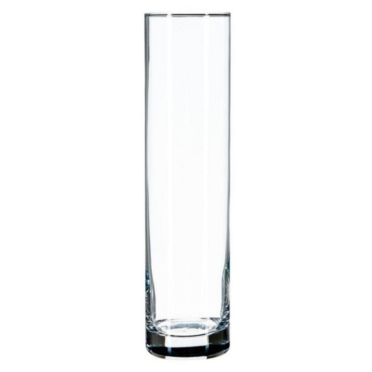 Cylindrical Transparent Glass Vase Perfect for Flowers and Decorative Fillers